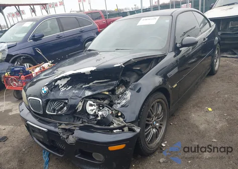 2002 BMW M3 z USA, uszkodzony, nr VIN WBSBL93442JR14082